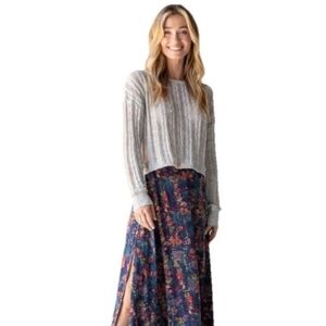 NATURAL LIFE Favorite Layering Sweater - Light Blue - S